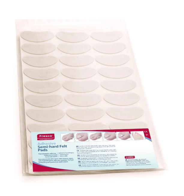 Снимка на Пластир с форма на бъбрек - KIDNEY FELT PAD