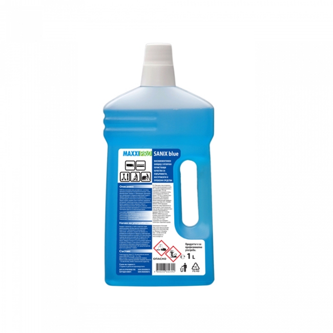 Снимка на Дезинфектант MAXXI PRO SANIX blue - 1L